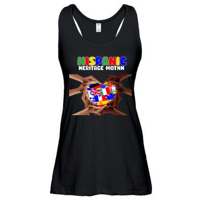 Hispanic Heritage Month Stand Together Ladies Essential Flowy Tank