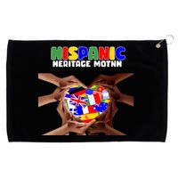 Hispanic Heritage Month Stand Together Grommeted Golf Towel