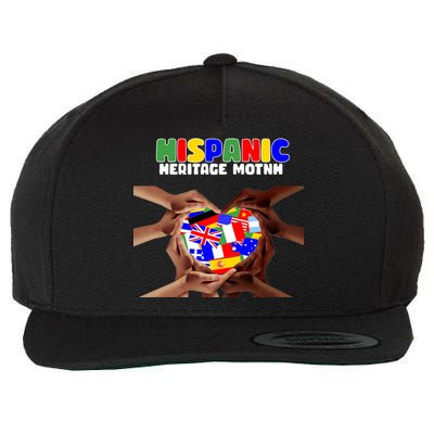 Hispanic Heritage Month Stand Together Wool Snapback Cap