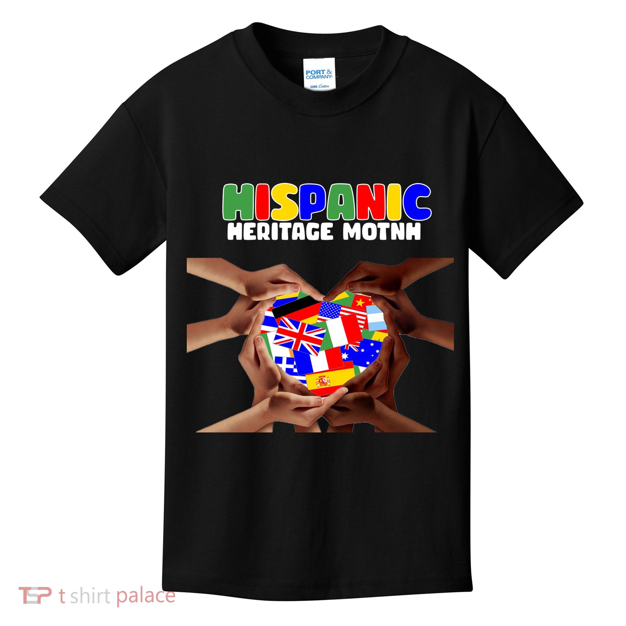 Hispanic Heritage Month Stand Together Kids T-Shirt