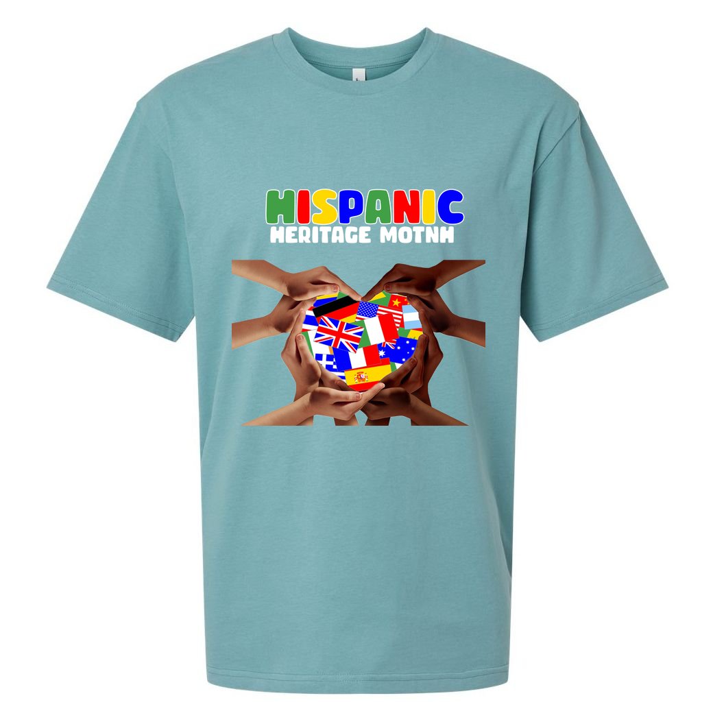 Hispanic Heritage Month Stand Together Sueded Cloud Jersey T-Shirt