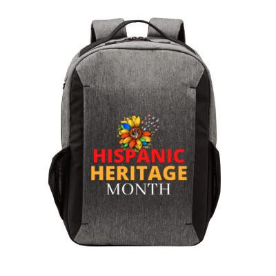 Hispanic Heritage Month Latino Countries Flag Sunflower Vector Backpack