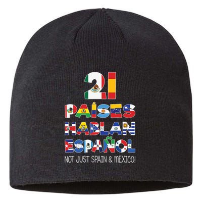 Hispanic Heritage Month Spanish Speaking Countries Sustainable Beanie