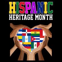 Hispanic Heritage Month Heart Hands Poster