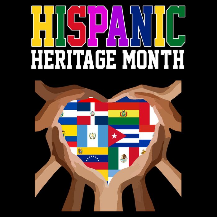 Hispanic Heritage Month Heart Hands Poster