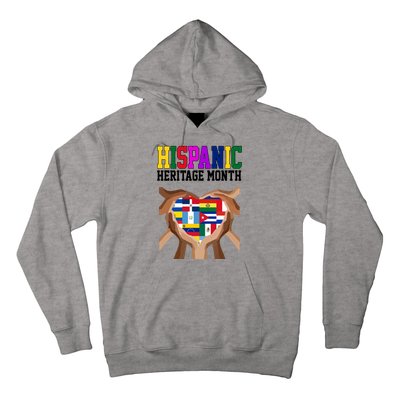 Hispanic Heritage Month Heart Hands Hoodie