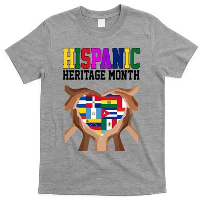 Hispanic Heritage Month Heart Hands T-Shirt