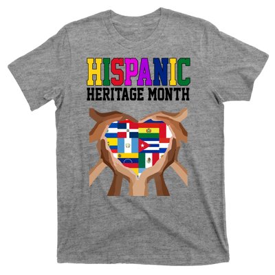 Hispanic Heritage Month Heart Hands T-Shirt