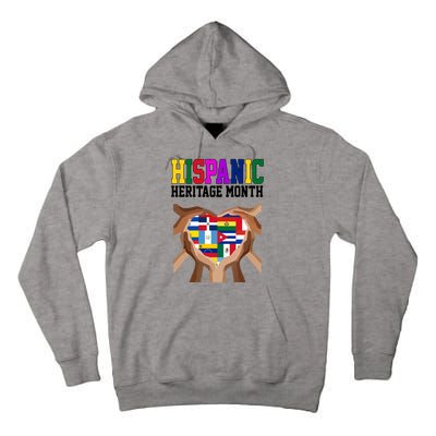 Hispanic Heritage Month Heart Hands Tall Hoodie