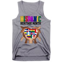 Hispanic Heritage Month Heart Hands Tank Top