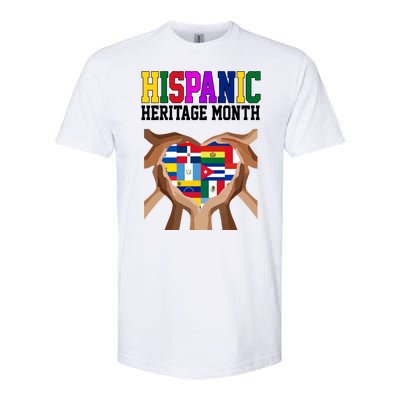 Hispanic Heritage Month Heart Hands Softstyle CVC T-Shirt