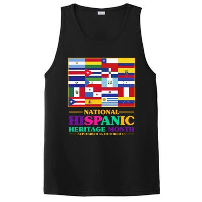 Hispanic Heritage Month Mes De La Herencia Hispana PosiCharge Competitor Tank