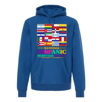 Hispanic Heritage Month Mes De La Herencia Hispana Premium Hoodie