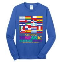 Hispanic Heritage Month Mes De La Herencia Hispana Tall Long Sleeve T-Shirt