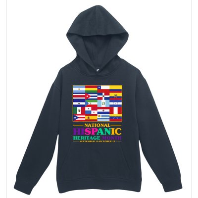 Hispanic Heritage Month Mes De La Herencia Hispana Urban Pullover Hoodie