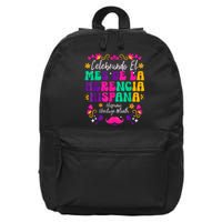 Hispanic Heritage Month Mes De La Herencia Hispana 16 in Basic Backpack