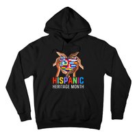 Hispanic Heritage Month All Countries Heart Hands Hoodie