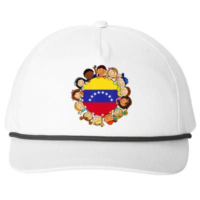 Hispanic Heritage Month Venezuela Venezuelan Flag Snapback Five-Panel Rope Hat