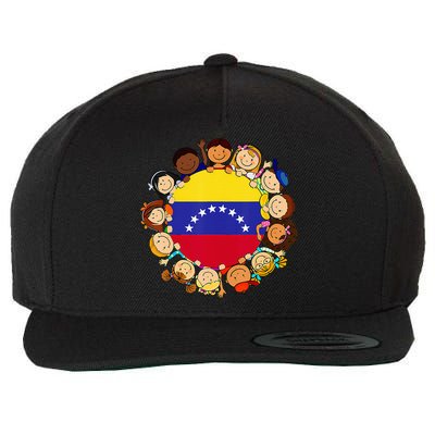 Hispanic Heritage Month Venezuela Venezuelan Flag Wool Snapback Cap