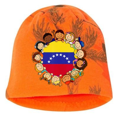 Hispanic Heritage Month Venezuela Venezuelan Flag Kati - Camo Knit Beanie