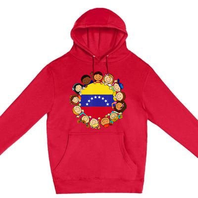 Hispanic Heritage Month Venezuela Venezuelan Flag Premium Pullover Hoodie