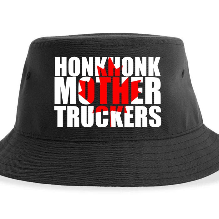 Honk Honk Mother Truckers Sustainable Bucket Hat