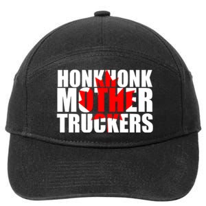 Honk Honk Mother Truckers 7-Panel Snapback Hat