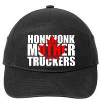 Honk Honk Mother Truckers 7-Panel Snapback Hat