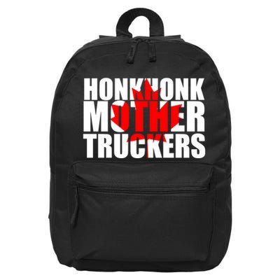 Honk Honk Mother Truckers 16 in Basic Backpack