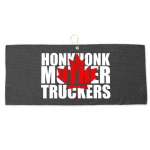 Honk Honk Mother Truckers Large Microfiber Waffle Golf Towel