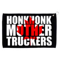 Honk Honk Mother Truckers Grommeted Golf Towel