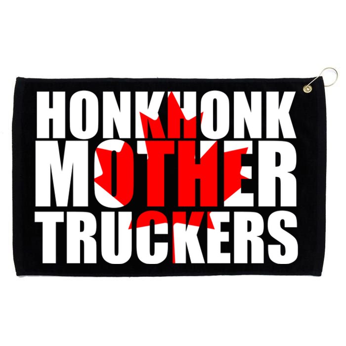 Honk Honk Mother Truckers Grommeted Golf Towel