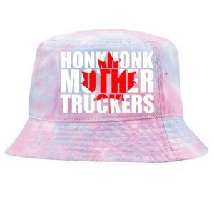 Honk Honk Mother Truckers Tie-Dyed Bucket Hat