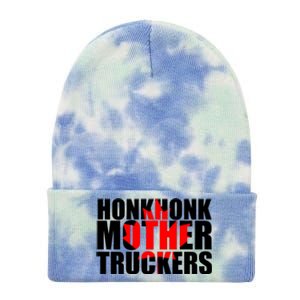 Honk Honk Mother Truckers Tie Dye 12in Knit Beanie