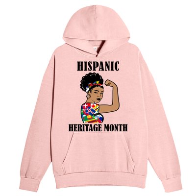 Hispanic Heritage Month Strong Urban Pullover Hoodie