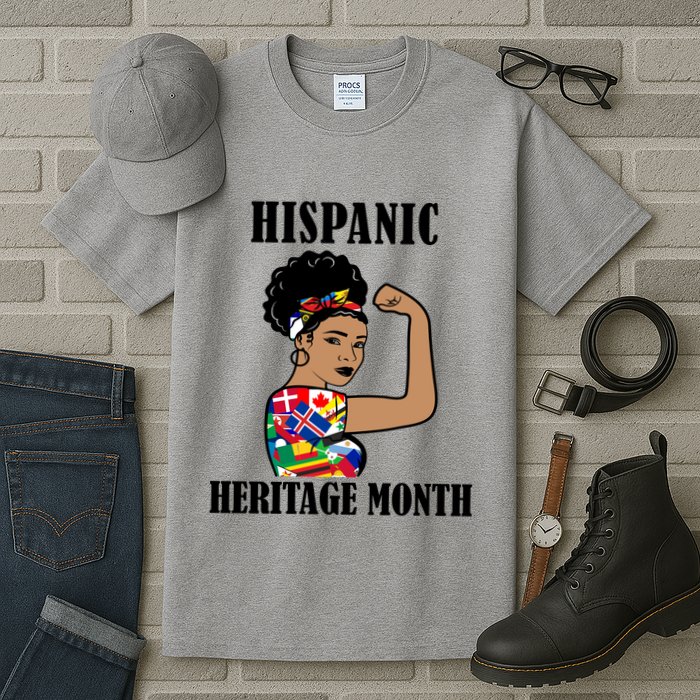 Hispanic Heritage Month Strong Tall T-Shirt