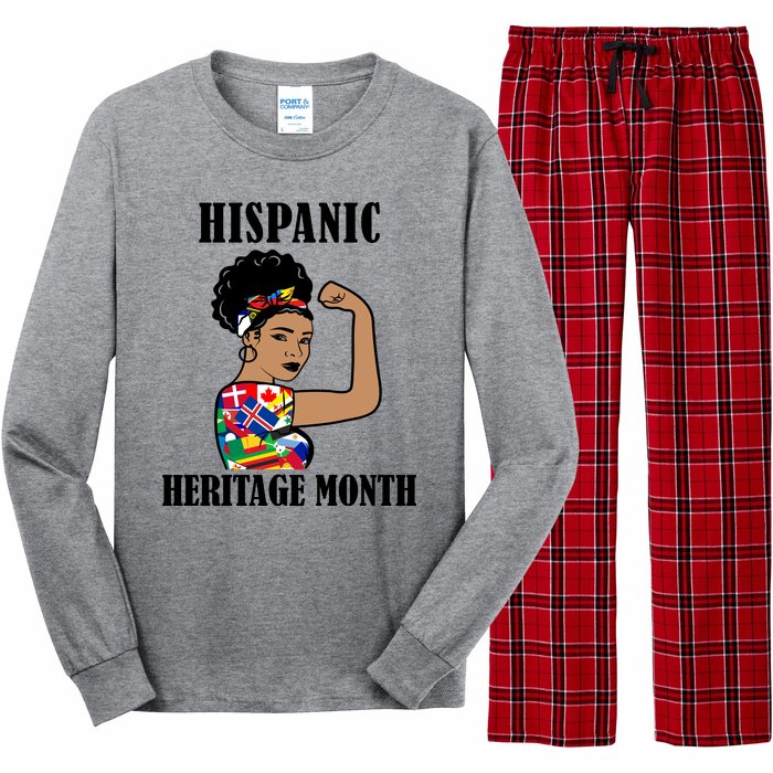 Hispanic Heritage Month Strong Long Sleeve Pajama Set