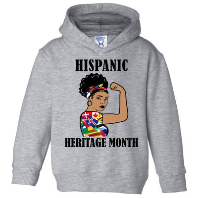 Hispanic Heritage Month Strong Toddler Hoodie