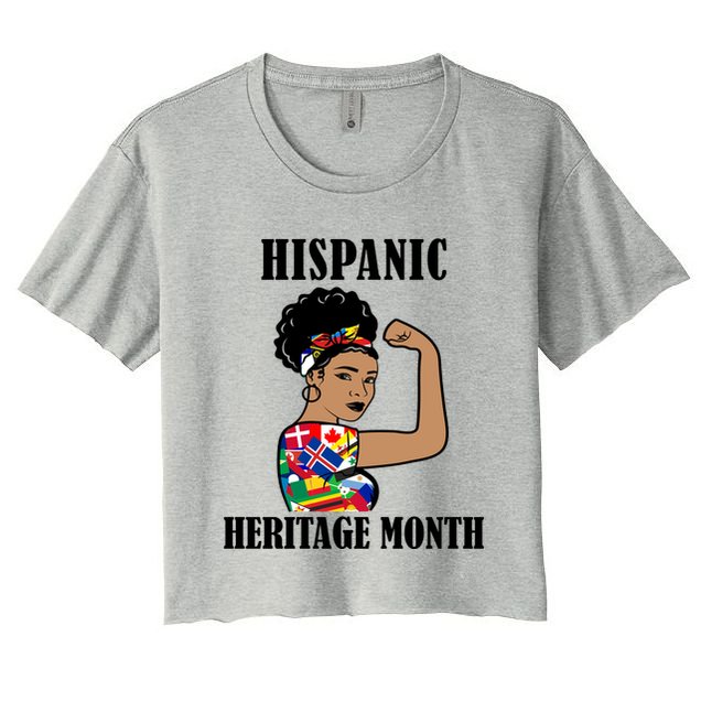 Hispanic Heritage Month Strong Crop Top