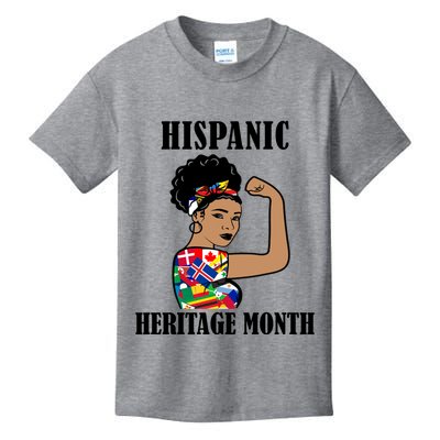 Hispanic Heritage Month Strong Kids T-Shirt