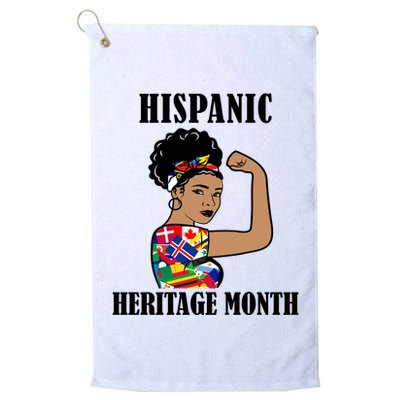 Hispanic Heritage Month Strong Golf Towel
