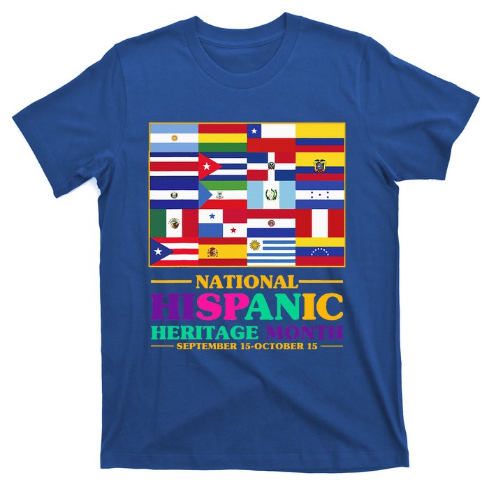 Hispanic Heritage Month Mes De La Herencia Hispana T-Shirt