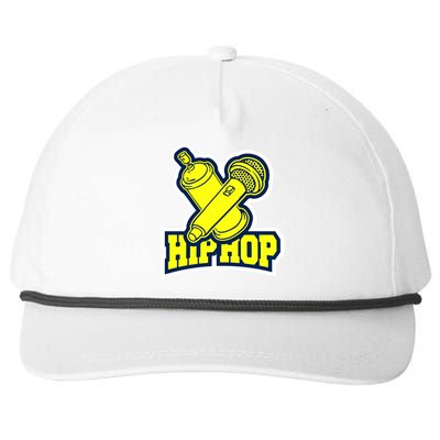 Hip Hop Microphone Snapback Five-Panel Rope Hat