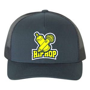 Hip Hop Microphone Yupoong Adult 5-Panel Trucker Hat