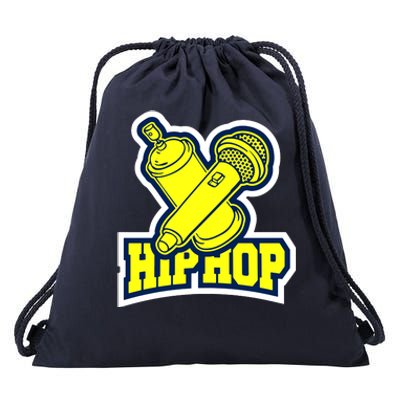 Hip Hop Microphone Drawstring Bag