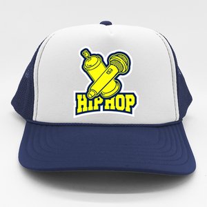 Hip Hop Microphone Trucker Hat