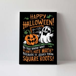 Happy Halloween Math Teacher Scientist Funny Canvas