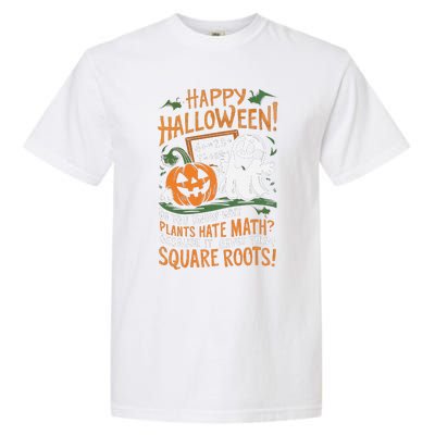 Happy Halloween Math Teacher Scientist Funny Garment-Dyed Heavyweight T-Shirt