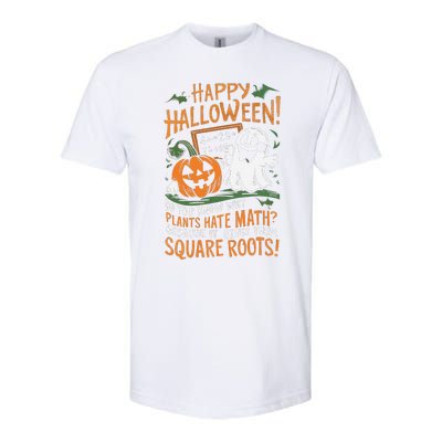 Happy Halloween Math Teacher Scientist Funny Softstyle CVC T-Shirt