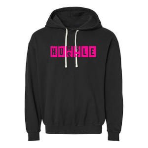 Hustle Humble Motivational Odometer Inspirational Garment-Dyed Fleece Hoodie